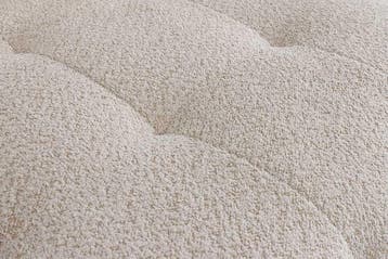 Moderne grote bank ROYAL 295 cm champagne beige Bouclé lente, Huis en Inrichting, Ophalen of Verzenden, Nieuw