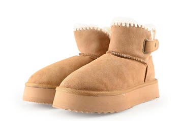 Manfield Snowboots in maat 36 Cognac, Overige kleuren, Verzenden, Snowboots, Zo goed als nieuw