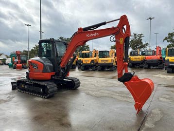Veiling: Midigraafmachine Kubota KX163-5 Diesel 2017, Ophalen, Graafmachine