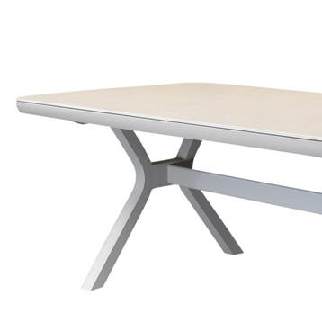 Vespera dining tuintafel 220x100xH74 cm latte, Ophalen of Verzenden, Nieuw