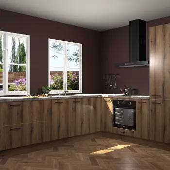 Goud Eiken keuken Konin 65387, Verzenden, Nieuw