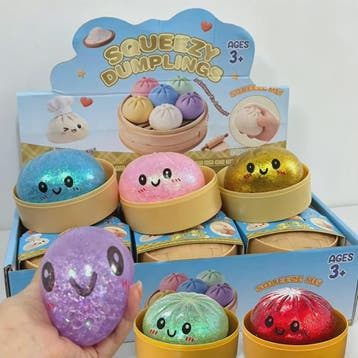 Glitter Dumpling Squishy: Zachte Stressbal voor Eindeloos Sp, Kinderen en Baby's, Speelgoed | Overig, Verzenden, Nieuw