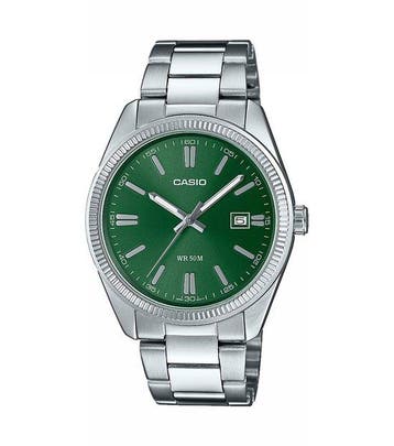 Casio herenhorloge 1302PD Groen (Horloges, Mode), Verzenden, Nieuw