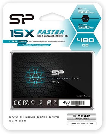 A-merk 480GB 2,5 SSD (supersnelle harddisk) SATA, Nieuw