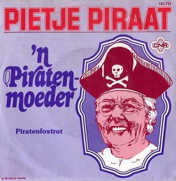vinyl single 7 inch - Pietje Piraat - n Piratenmoeder, Verzenden, Zo goed als nieuw, 7 inch, Nederlandstalig