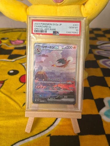 Pokémon - 1 Graded card - Charizard ex 201 Alternate art,, Nieuw