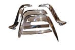 Volvo Bumper P1800 koehoorn set voor+achter RVS-chassinr 124, Auto-onderdelen, Verzenden, Nieuw, Volvo, Achter