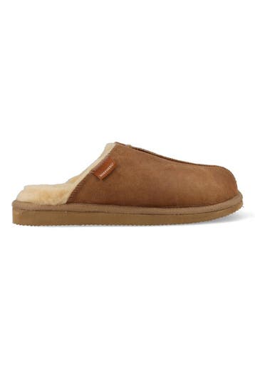 Shepherd Pantoffels Hugo 1201052 Bruin-44, Verzenden, Nieuw, Bruin