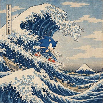 POPSAN - Sonic Surfing the Great Wave () - UNIQUE