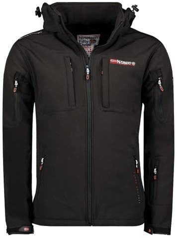 Geographical Norway Softshell Heren Jas Tunar Afneembare, Verzenden, Nieuw, Zwart
