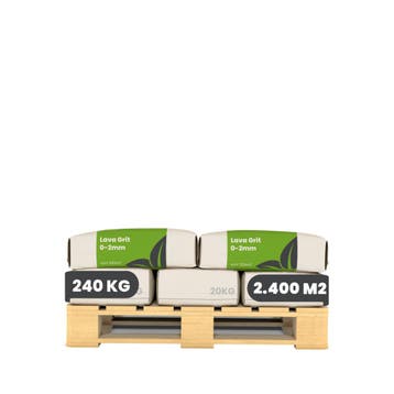 Lavagrit van Eifel oergesteente (12x - 240 kg - voor 2.400, Verzenden, Mest