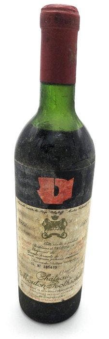 1972 Château Mouton-Rothschild - Pauillac 2ème Grand Cru, Nieuw