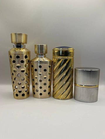 Parfumfles (4) - Metaal, Staal - Flesje Guerlain Boucheron