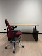 Zit Sta Bureau Met Luxe Wangelementen - Design Bureau, Huis en Inrichting, Bureaus, Verzenden, In hoogte verstelbaar, Nieuw