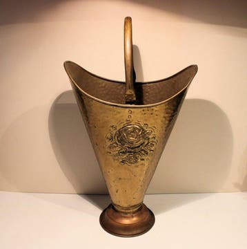 Paraplustandaard/rek - Helmmodel - Koper, Messing - Vintage, Antiek en Kunst