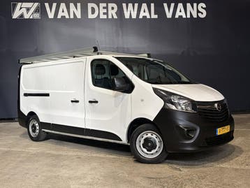 Opel Vivaro 1.6 CDTI 122pk L2H1 Euro6 Airco | Imperiaal | Tr, Stof, Gebruikt, Wit, Dealer onderhouden