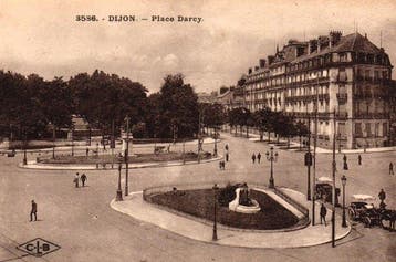 Frankrijk - Stad en Landschap - Dijon - Côte dOr -, Verzamelen, Gelopen