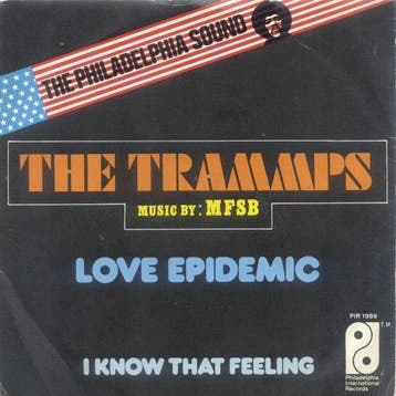 vinyl single 7 inch - The Trammps - usic By MFSB â Love., Verzenden, Zo goed als nieuw, 7 inch, Pop