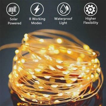 Solar LED Slinger Verlichting - Waterdicht & Sfeervol voor T, Verzenden, Nieuw