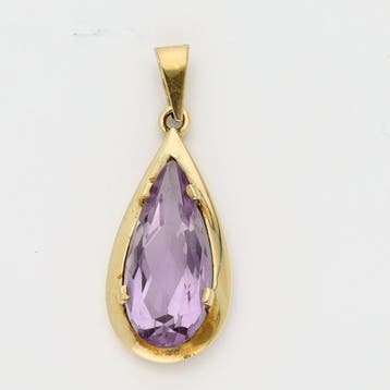 Zonder minimumprijs - Hanger - 18 karaat Geel goud - 2.70ct.