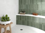 Wandtegel Villeroy Ele Saggio Groen Glans 7,5x30, Doe-het-zelf en Verbouw, Tegels, Nieuw, 20 tot 40 cm, 10 m² of meer, Wandtegels