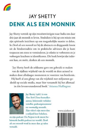 Denk als een monnik 9789041715760 Jay Shetty, Verzenden, Gelezen, Jay Shetty