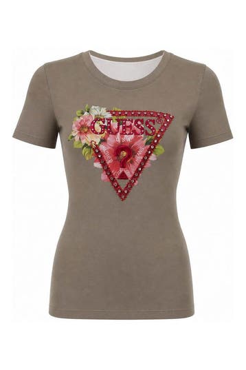 Guess T-shirt in maat XS Groen, Kleding | Dames, Guess, Verzenden, Zo goed als nieuw, Groen