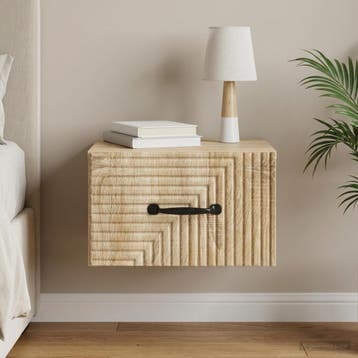vidaXL Wandbeugel Bedkast Sonoma Eiken 34,5 x 33 x 20 cm, Minder dan 45 cm, Verzenden, Nieuw, Minder dan 55 cm