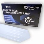 ToolLine | Lijmpatronen 7 mm | Lengte 100 mm | 100 stuks, Verzenden, Nieuw, Gereedschap of Toebehoren