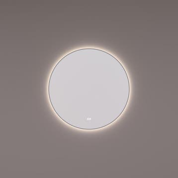 HIPP Design spiegel Rond Gunmetal PVD met Indirecte LED, Ophalen of Verzenden, Nieuw