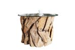 Salontafel NATURE LOUNGE 50cm voet drijfhout zonder glazen, Huis en Inrichting, Tafels | Salontafels, Ophalen of Verzenden, Nieuw