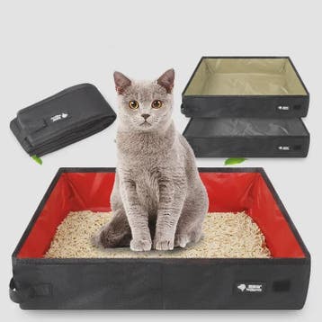 Draagbare Opvouwbare Reismand Kattenbak Hondentoilet Waterdi, Verzenden, Nieuw