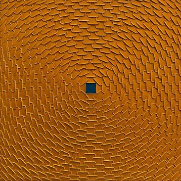 Aykaz Arzumanyan - Rose - 1039 - Abstraction géométrique