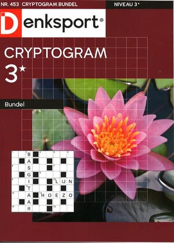 Denksport Cryptogram Bundel - 453 2025, Verzenden, Nieuw, Sport en Vrije tijd