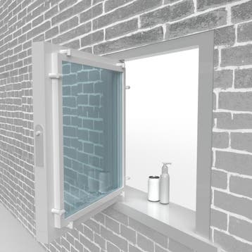 Aluminium voorzetraam enkel glas 6 mm, Ophalen of Verzenden, Nieuw