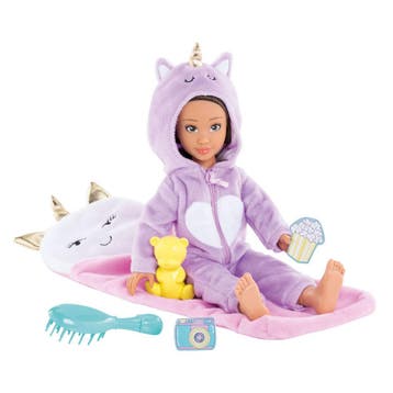Corolle Girls - Modepop Luna Pyjama Party Set (Poppen), Ophalen of Verzenden, Nieuw