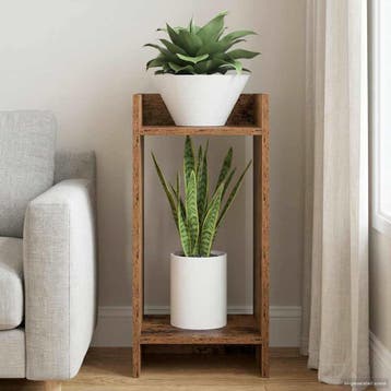 vidaXL Plantenstandaard Oud hout 30 x 30 x 60 cm Bewerkt, Verzenden, Nieuw