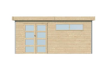 Woodlands Blokhut Kasuko Geïsoleerd 485 x 385 cm, Nieuw
