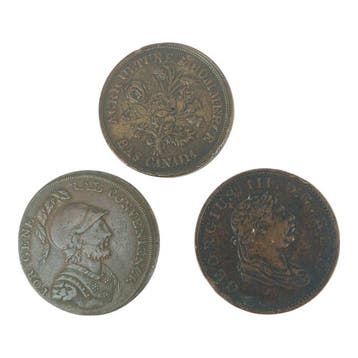 Canada - Fichas comerciais e históricas de cobre-tokens -