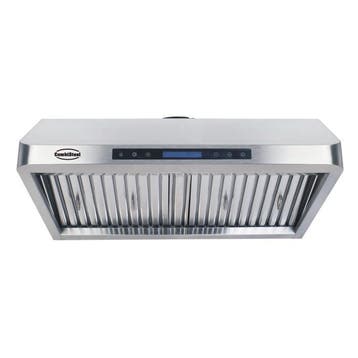 COMBISTEEL RVS AFZUIGKAP 90 CM – MOTOR – 1530 M³/U, Zakelijke goederen, Horeca | Keukenapparatuur, Nieuw in verpakking, Koelen en Vriezen