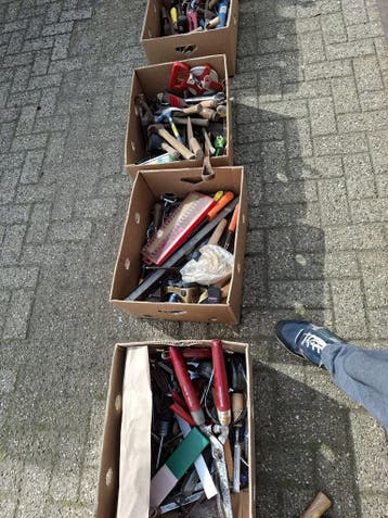 circa 650 stuks handgereedschap in top staat, Ophalen, Gebruikt