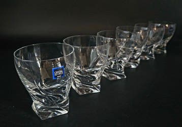Cristal de Sevres - Drinkservies (6) - klokjesbloem -