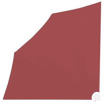 Zonnescherm Terracotta - Tweedekansje - OP=OP, 100 tot 150 cm, Ophalen of Verzenden, Zo goed als nieuw, Staal