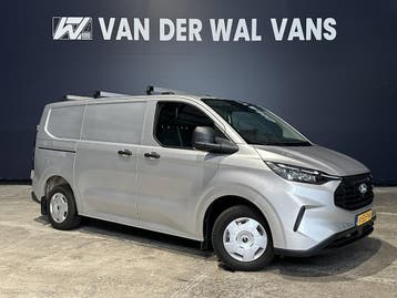Ford Transit Custom 2.0 TDCI 150pk L1H1 Inrichting Euro6 Air, Stof, Gebruikt, Dealer onderhouden, Ford