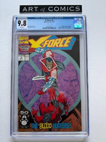 X-Force #2 - CGC 9.8 - 2nd appearance of Deadpool - 2nd, Nieuw
