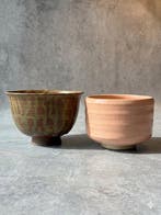 Theekom (2) - Steengoed, Keramiek - Sakura Pink & Iga Earth