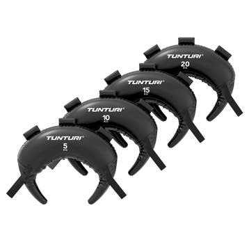 Tunturi Platinum bulgarian power bag - 5 - 20kg set, Sport en Fitness, Verzenden, Nieuw