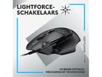 Logitech G -  G502 X Bedraad Muis  - Zwart, Muis, Logitech G, Verzenden, Gaming muis