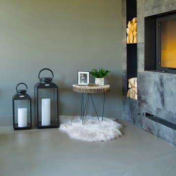 Set van 2 Newport Windlicht Zwart Small-Medium, Verzenden, Nieuw, Modern