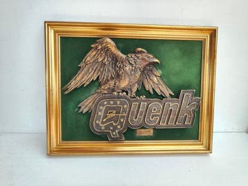QUENK JEANS - Reclamebord - Brons, Hout, Antiek en Kunst